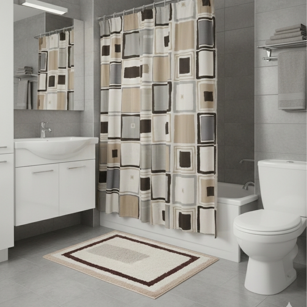 Shower Curtain Bathroom Set